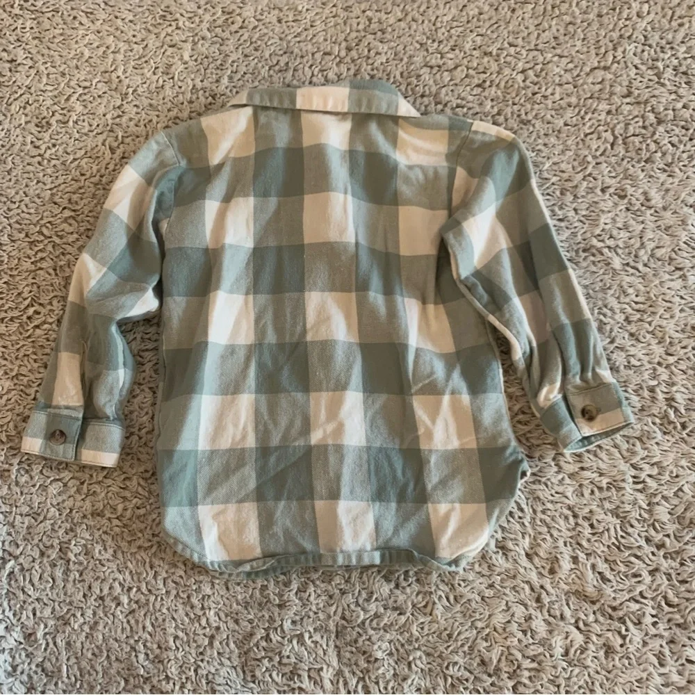 H&M Blue Checkered Shirt